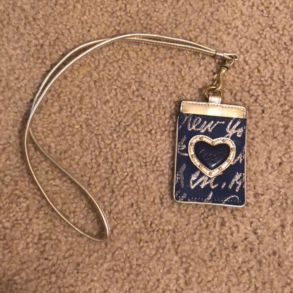 Coach lanyard